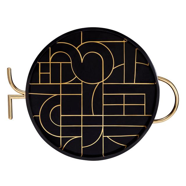 L'Objet Kelly Behun Circuit Round Tray