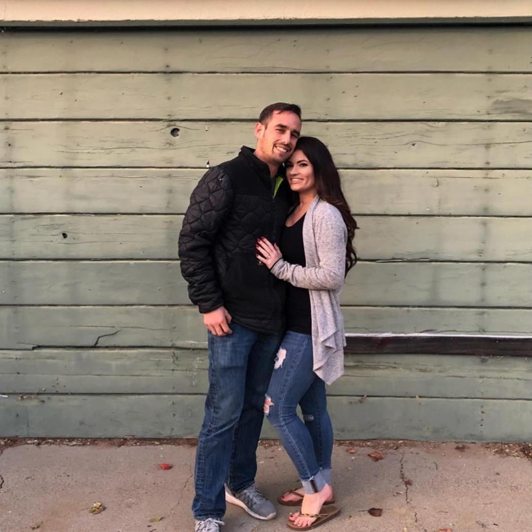 The exact spot we met, about 2.5 years later.