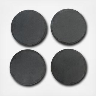 Rustic Farmhouse Circle Coaster, Set of 4