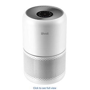 LEVOIT Air Purifier for Home Allergies Pet Hair in Bedroom, Covers Up to 1073 ft² by 56W High Torque Motor, AHAM VERIFIDE, 3-in-1 Filter with HEPA Sleep Mode, Remove Dust Smoke Odor, Core300-P, White