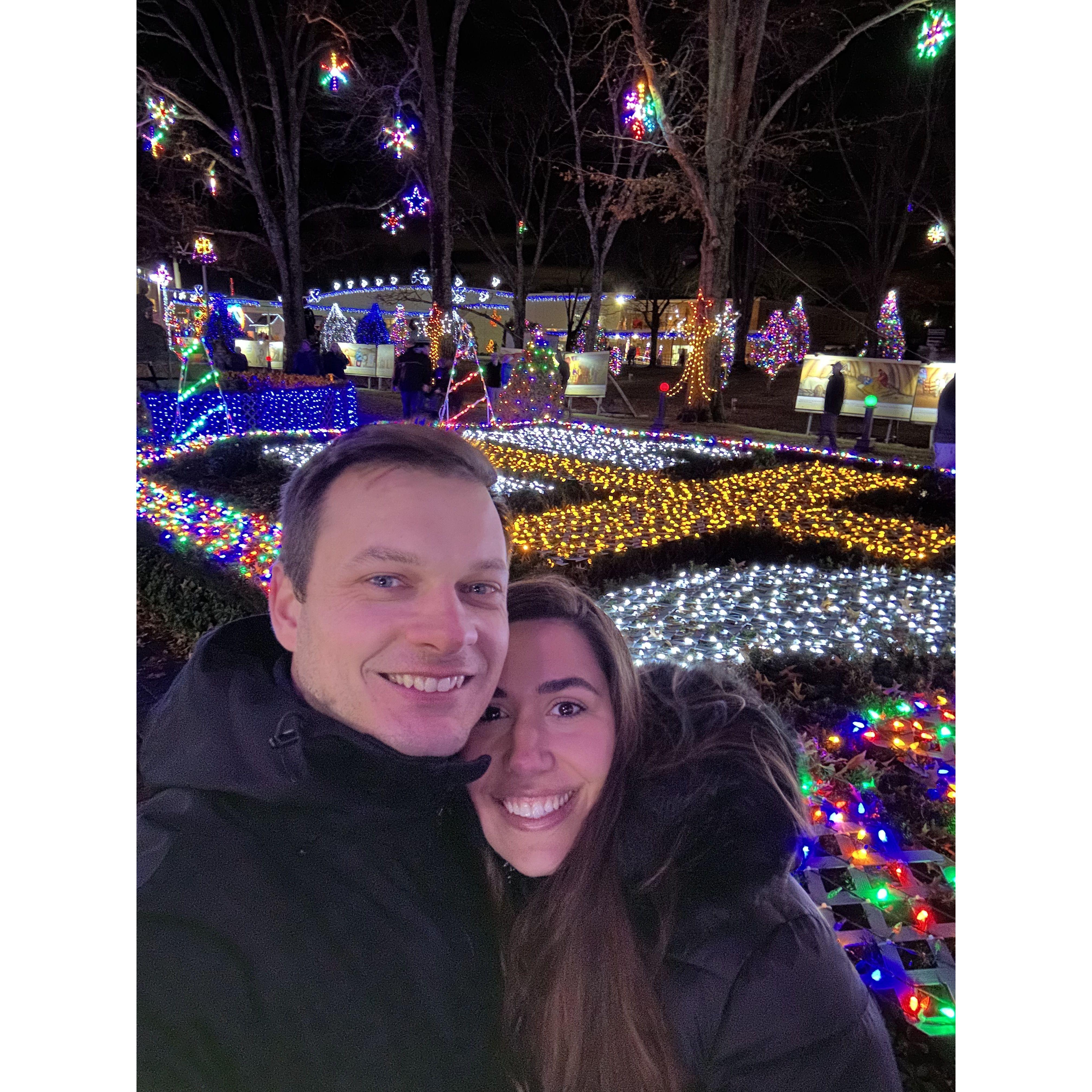 Dezembro de 2022 — Vendo as luzes de Natal perto de Boston 🎄