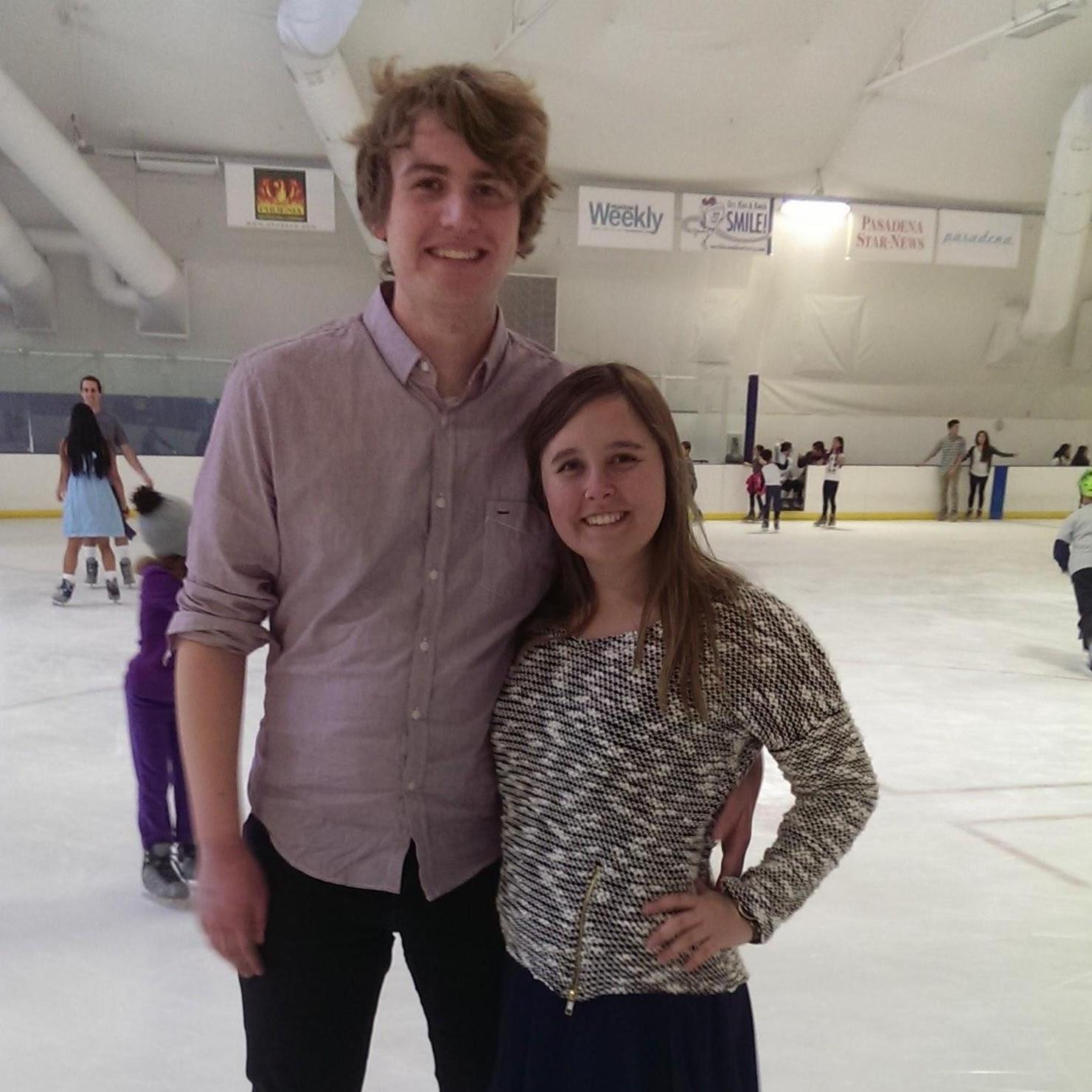 Isaac planned a big day of dates around Pasadena for our 2nd Valentines day together in 2014. We went ice skating, played frisbee golf, and had a nice dinner together.