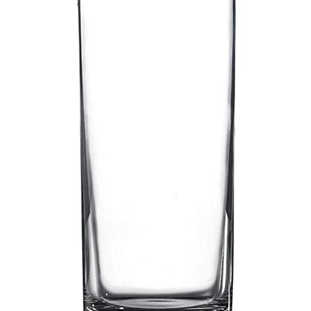 Vikko Clear 12.25 Ounce Classic Highball Drinking Glasses | Thick and Durable – Heavy Base – Dishwasher Safe – For Water, Juice, Soda, or Cocktails – Set of 6 Clear Glass Tumblers