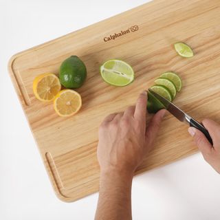 Edge Guard Rubber Wood Cutting Board