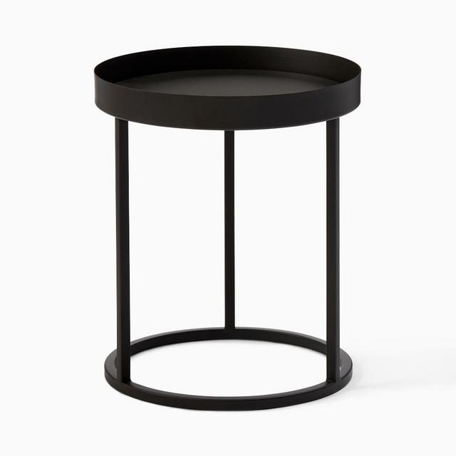 Streamline Metal Plant Stand, Small Round, 12" x 13" x 12", Antique Bronze