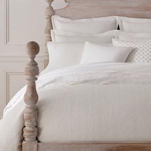 Queen - White - Lauren Ralph LaurenSascha Textured Matelasse Cotton Comforter Mini Set