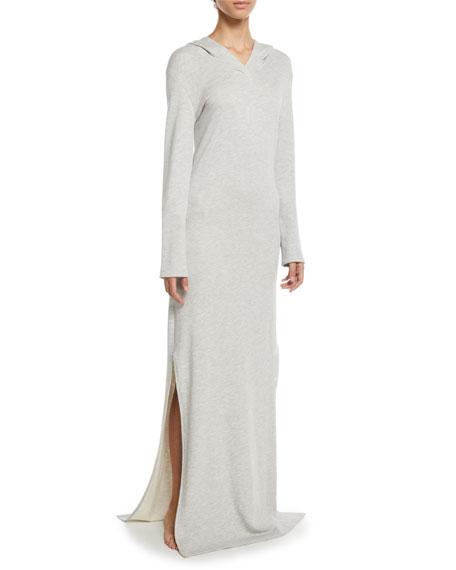 Pour Les FemmesLong Hooded Terry Cloth Lounge Dress Small