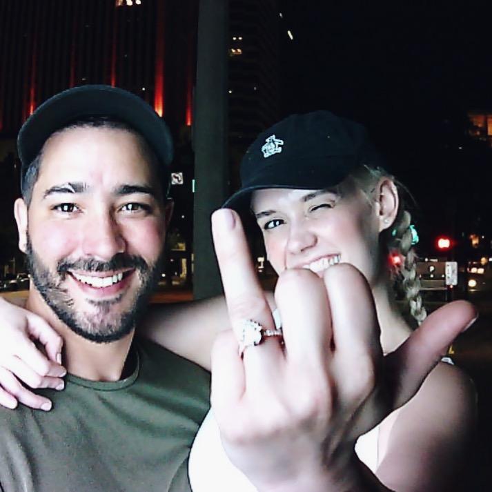 The night we got engaged