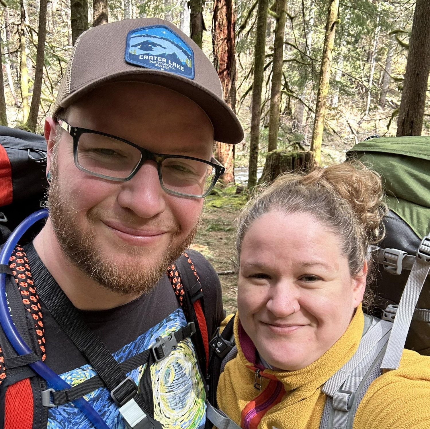 Our first backpacking trip together