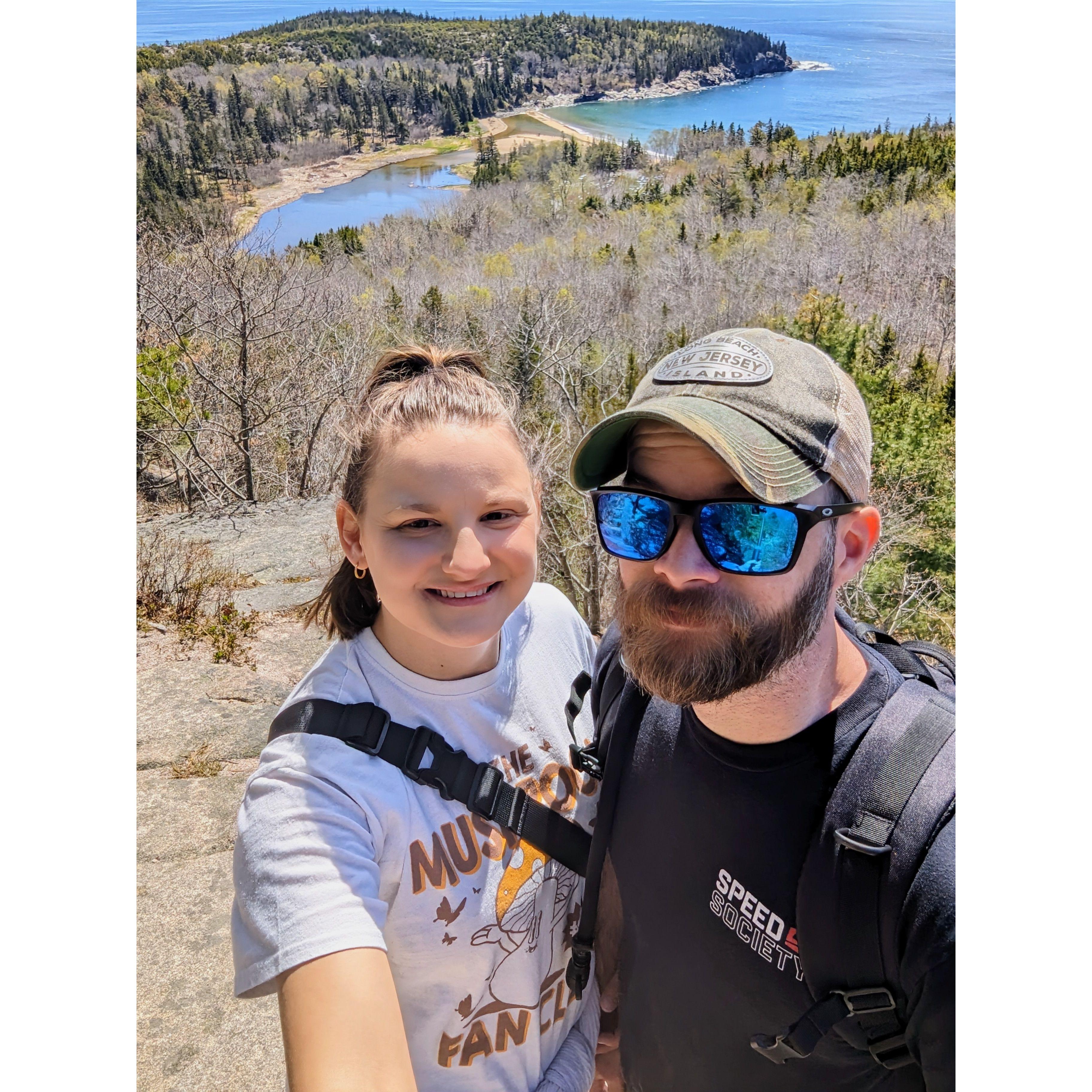 Maine Trip on Beehive trail 2024