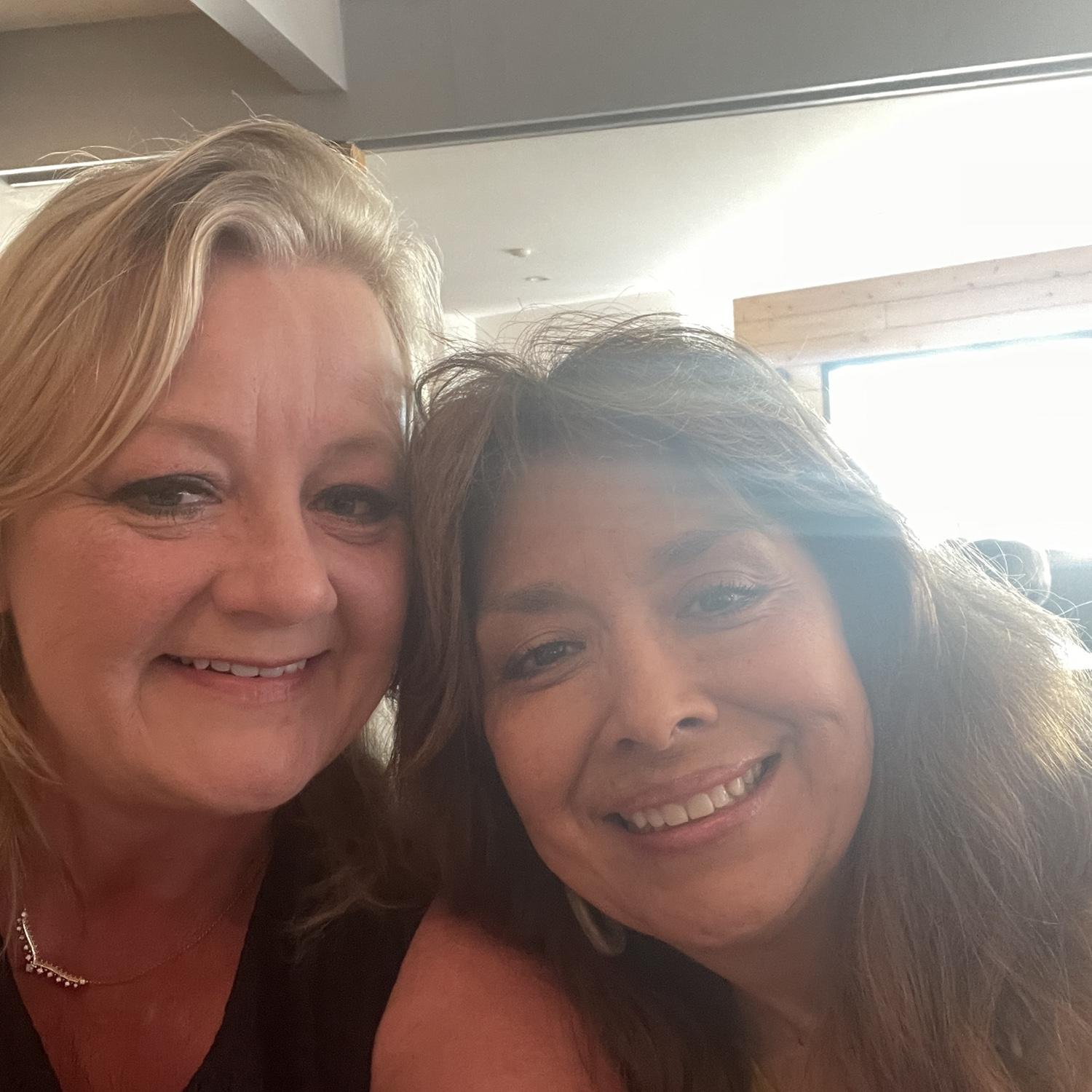 Kim and Patricia, my long time friend and maid of honor.