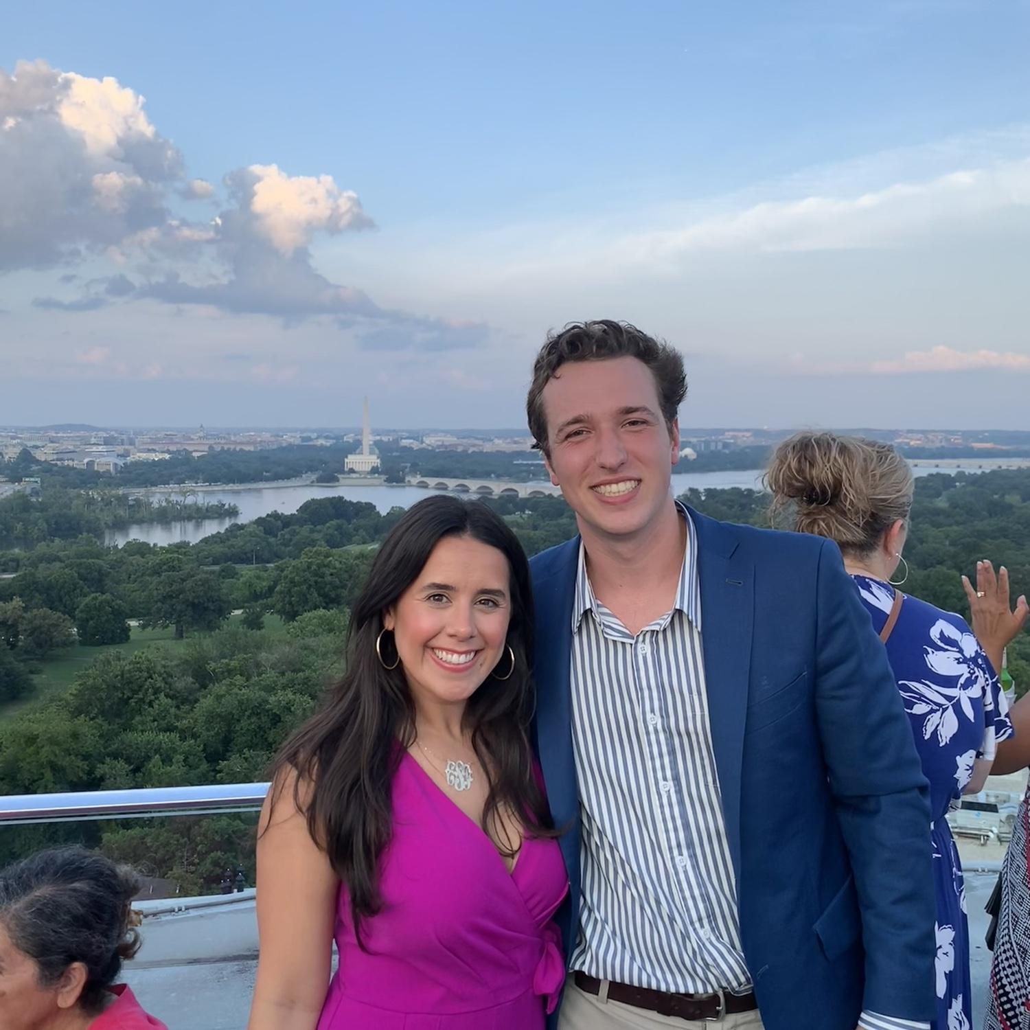 At the Top of the Town the day Ryan asked Erica to be his girlfriend!