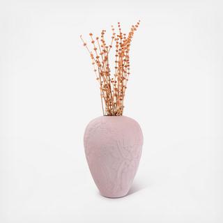 Embossed Metal Vase