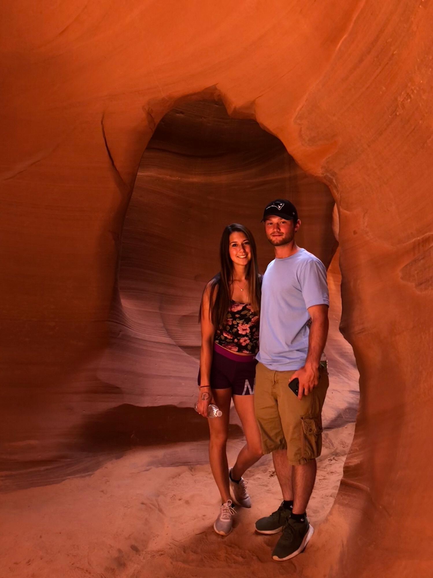 Antelope Canyon in Page, Arizona.
