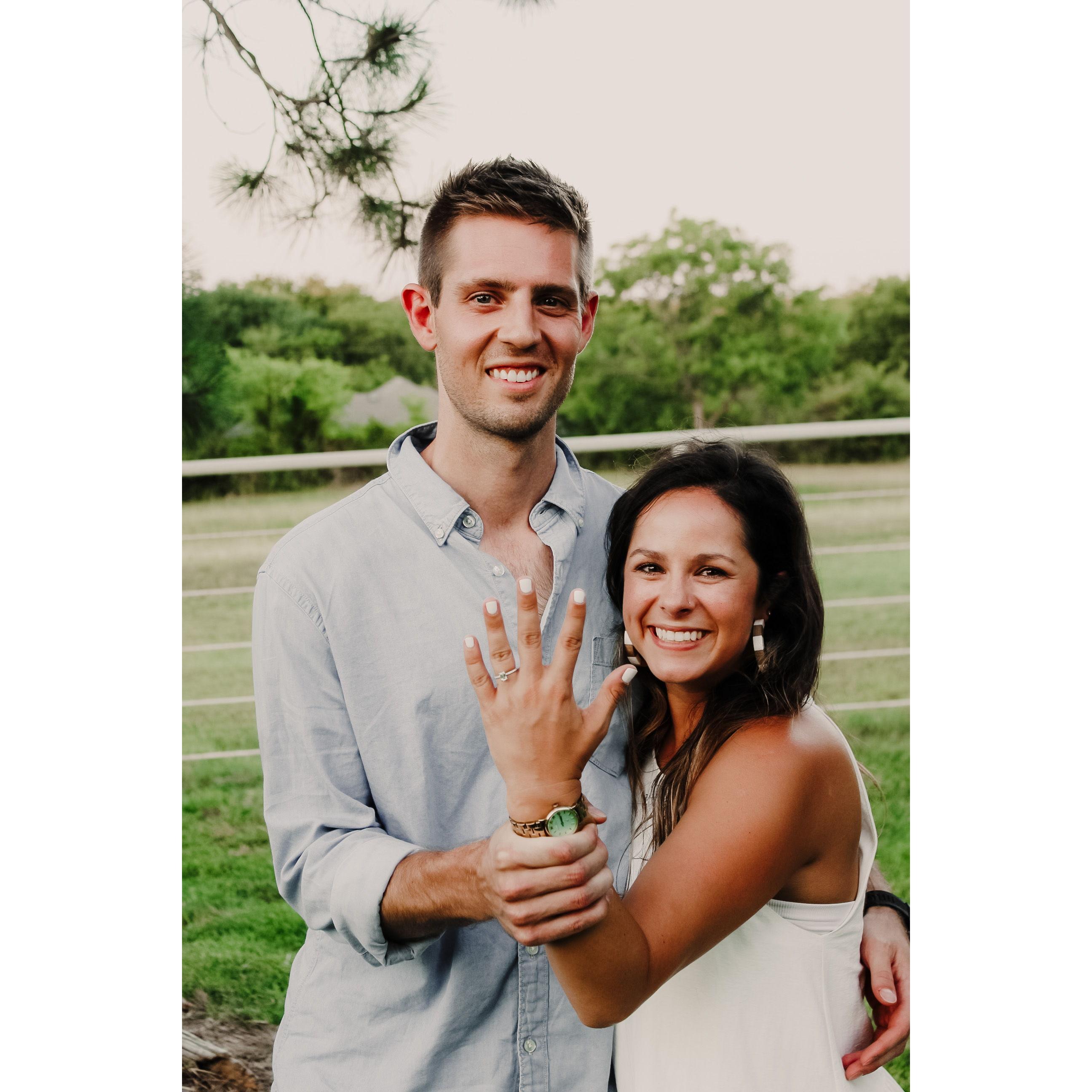 The very first photo we got after we got engaged