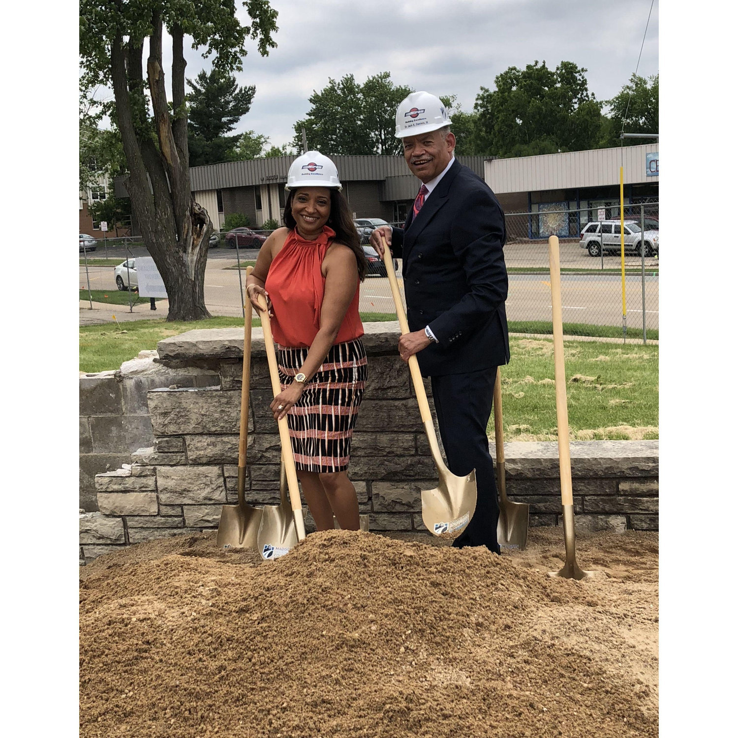 Ground breaking of Goodman South Campus - a milestone in our lives.