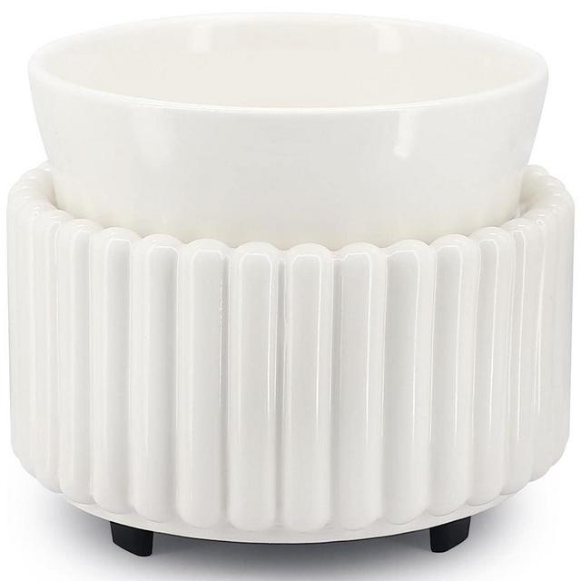 VICTORIA AROMA Ceramic Wax Melt Warmer 3-in-1 Candle Wax Warmer for Scented Wax Melter Electric Fragrance Wax Burner for Home Office Bedroom Gift & Decor