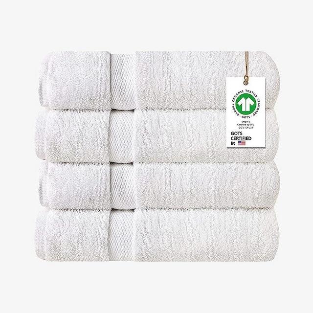 Delara Organic Cotton Feather Touch Quick Dry 700 GSM 6 Pack Bath