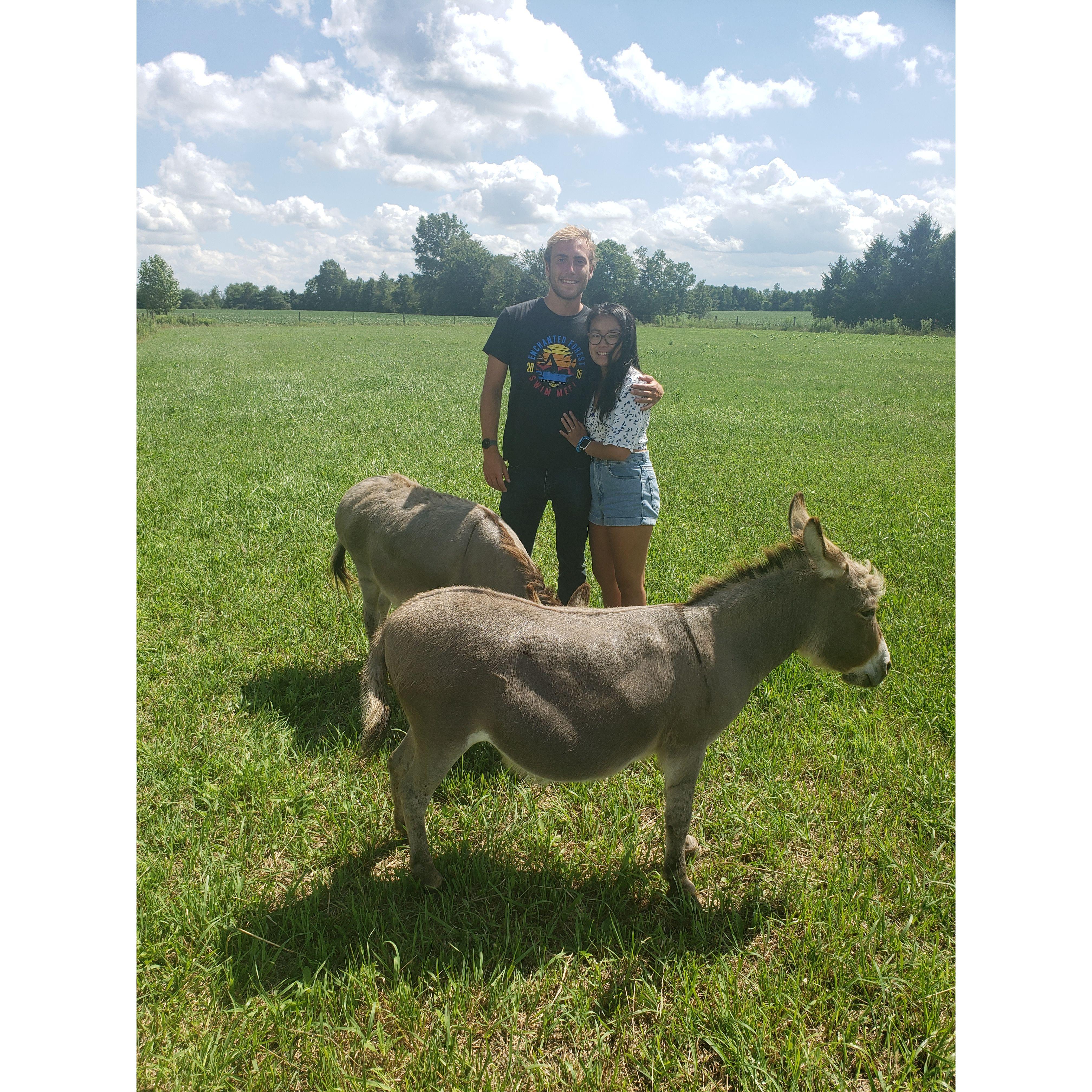 Annabel's first trip to Indiana!