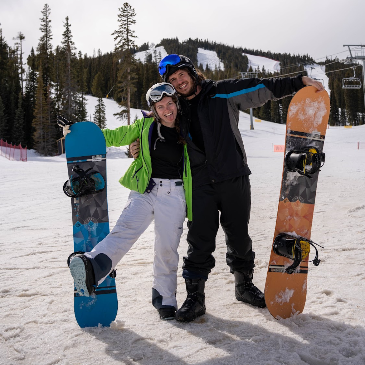 Snowboarding at Eldora in Colorado (2023)