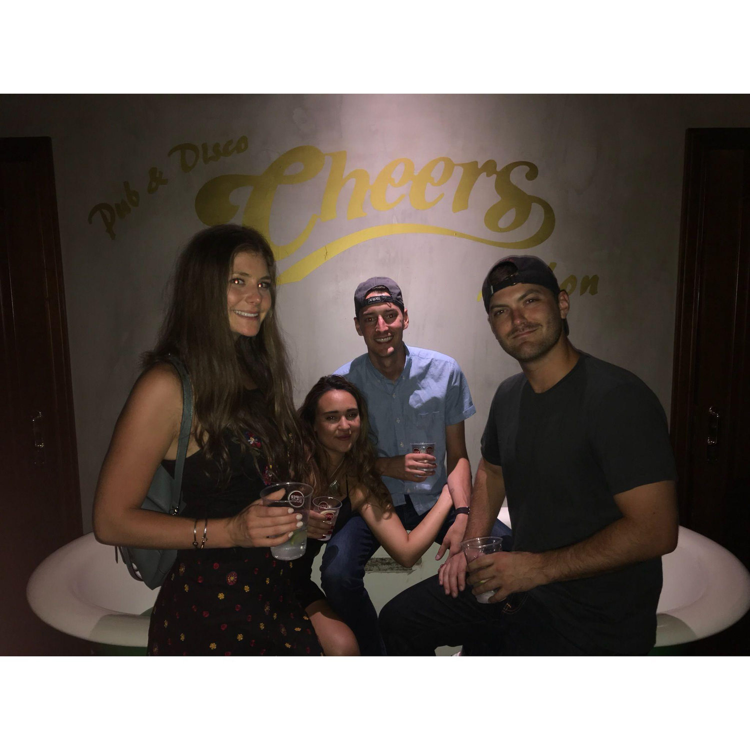 First night that we met in Lisbon, Portugal