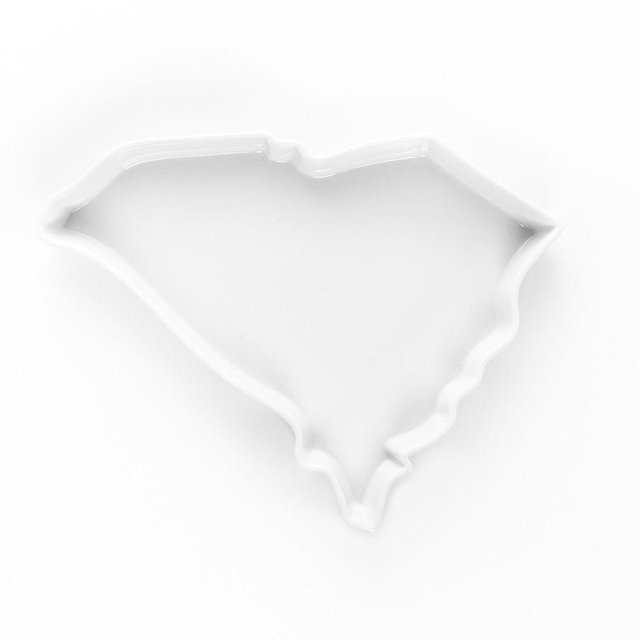 Lark Handmade Porcelain State Platter, South Carolina