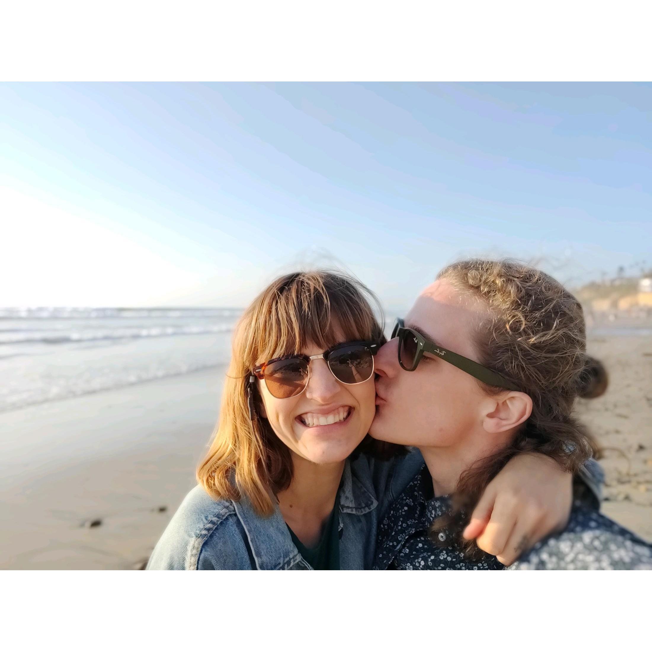More medium distance beach weekends, Rachel visiting Sam in San Diego