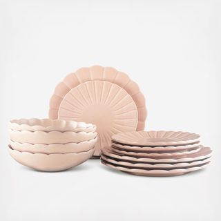 Lafayette 12-Piece Dinnerware Set with Salad Bowl, Service for 4