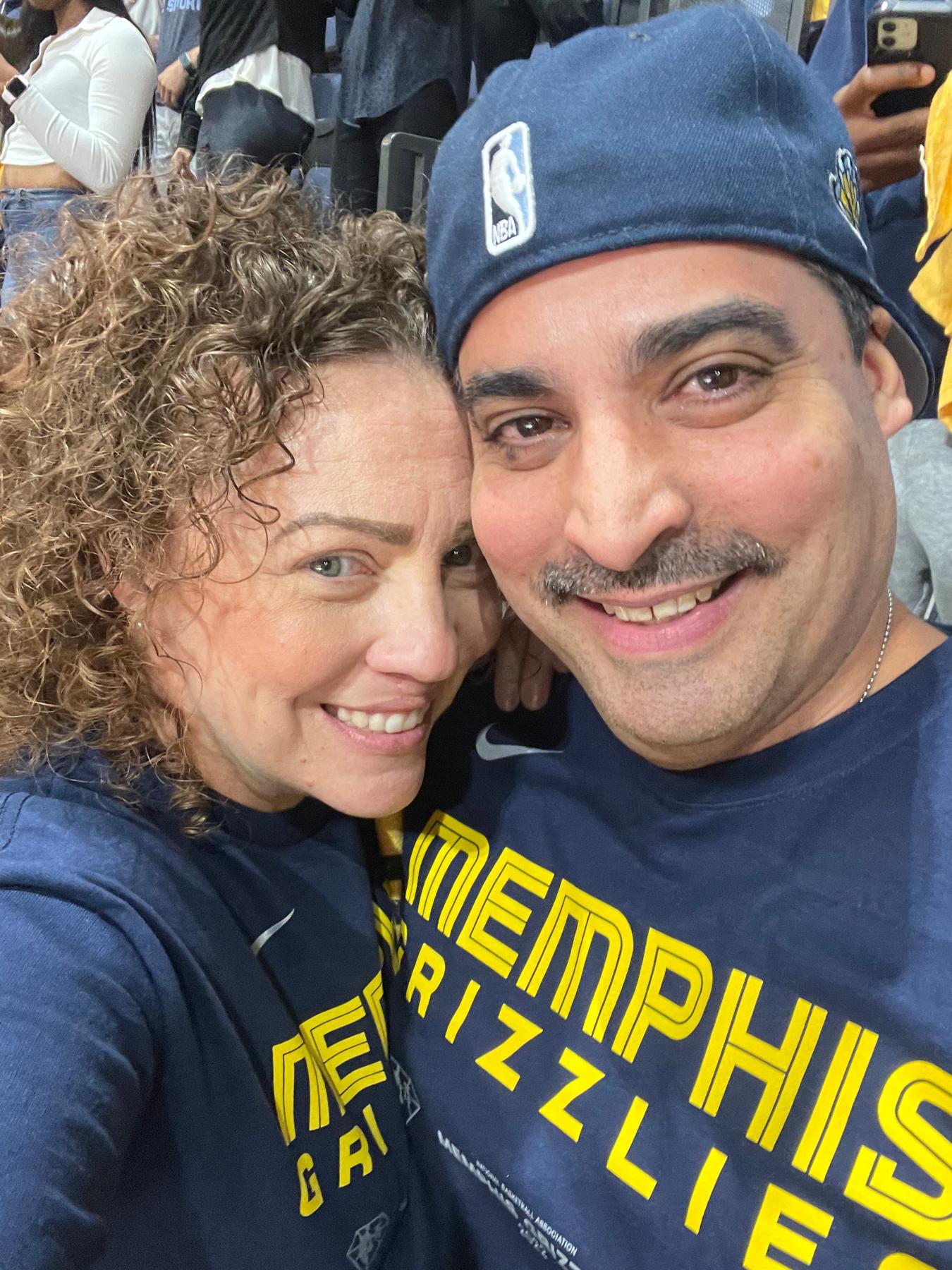 Basketball 🏀 date at the FedEx Forum in Memphis.