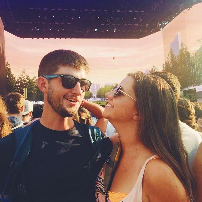at a music festival in nyc