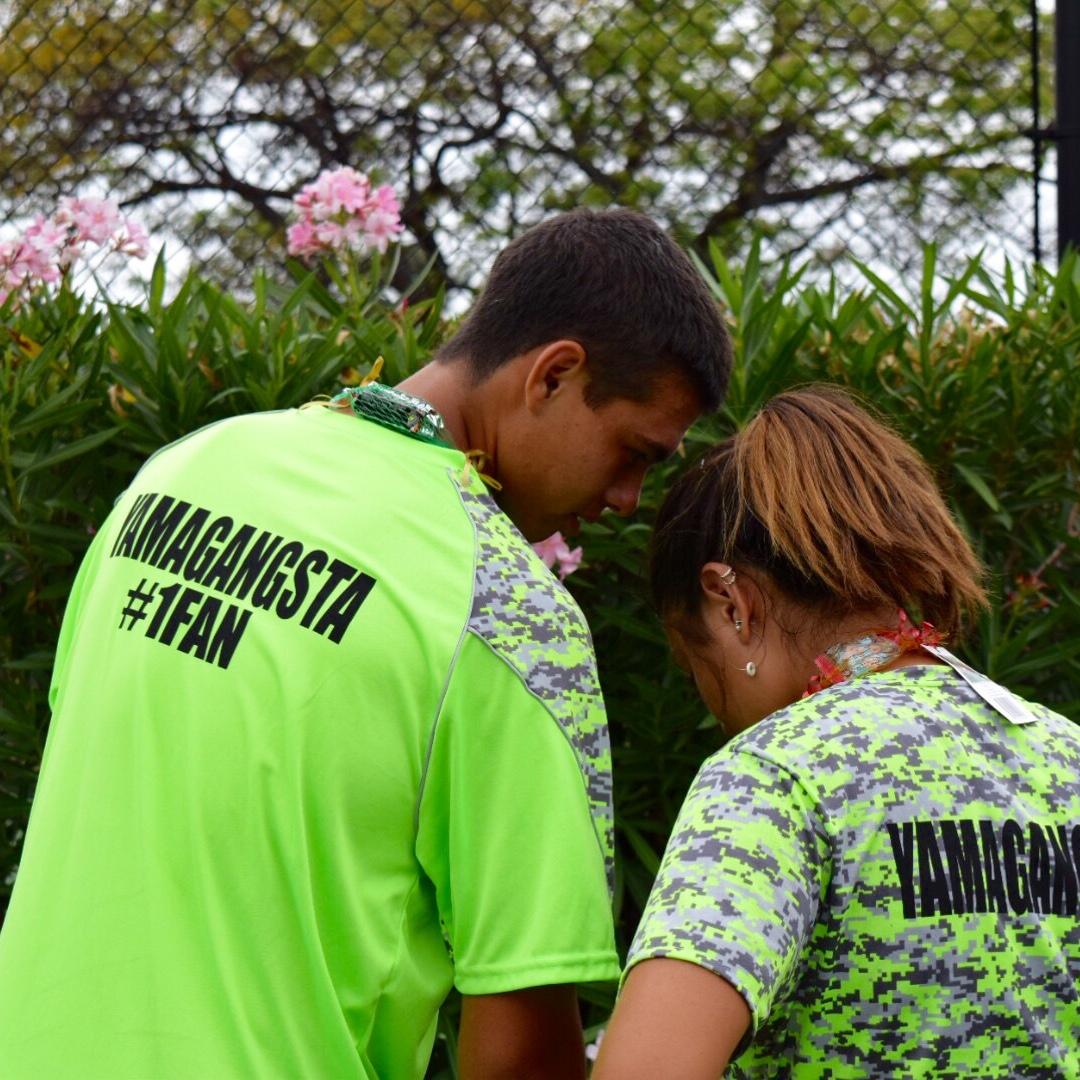 The shirts say it all.