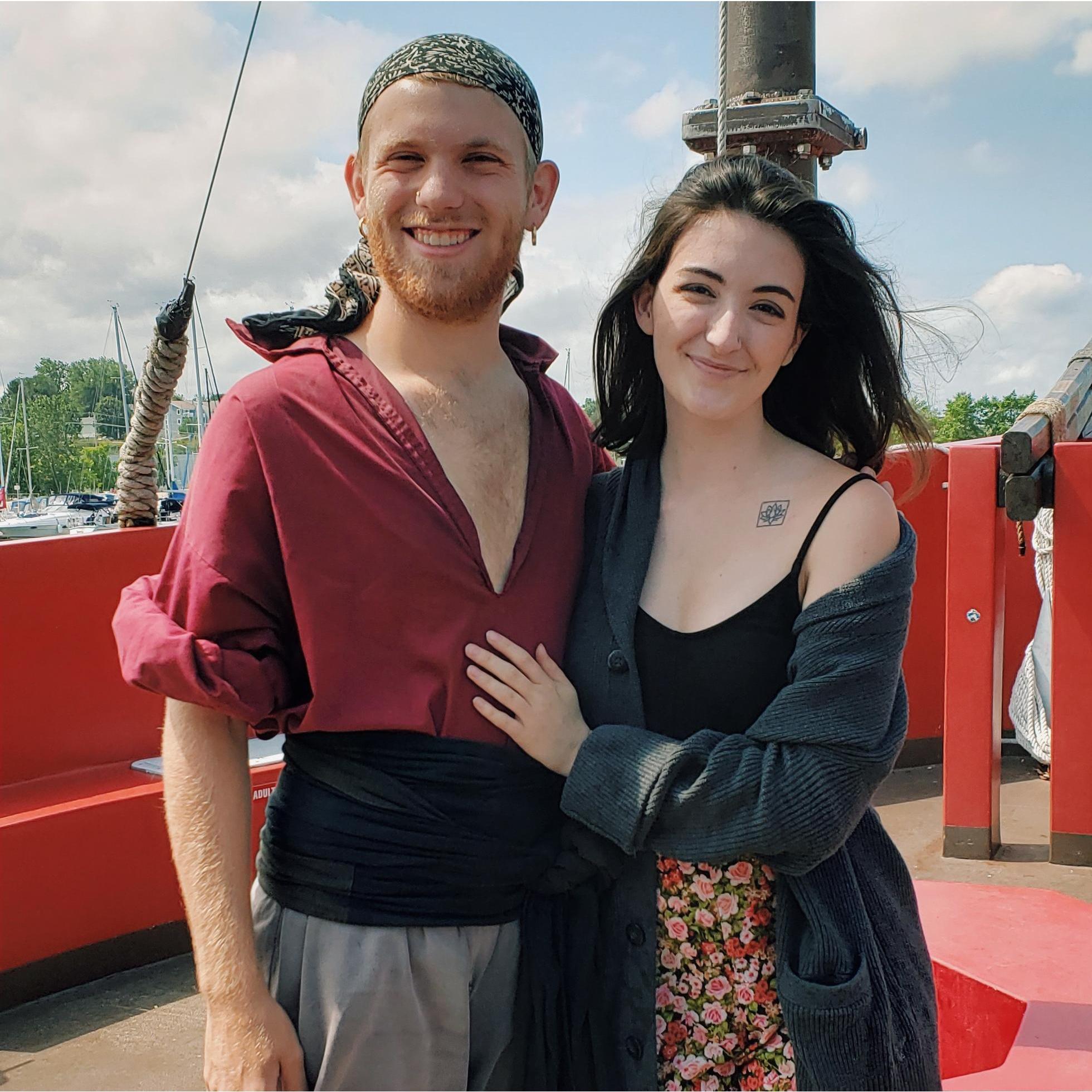 A pirate adventure! Pretty sure we found the treasure.