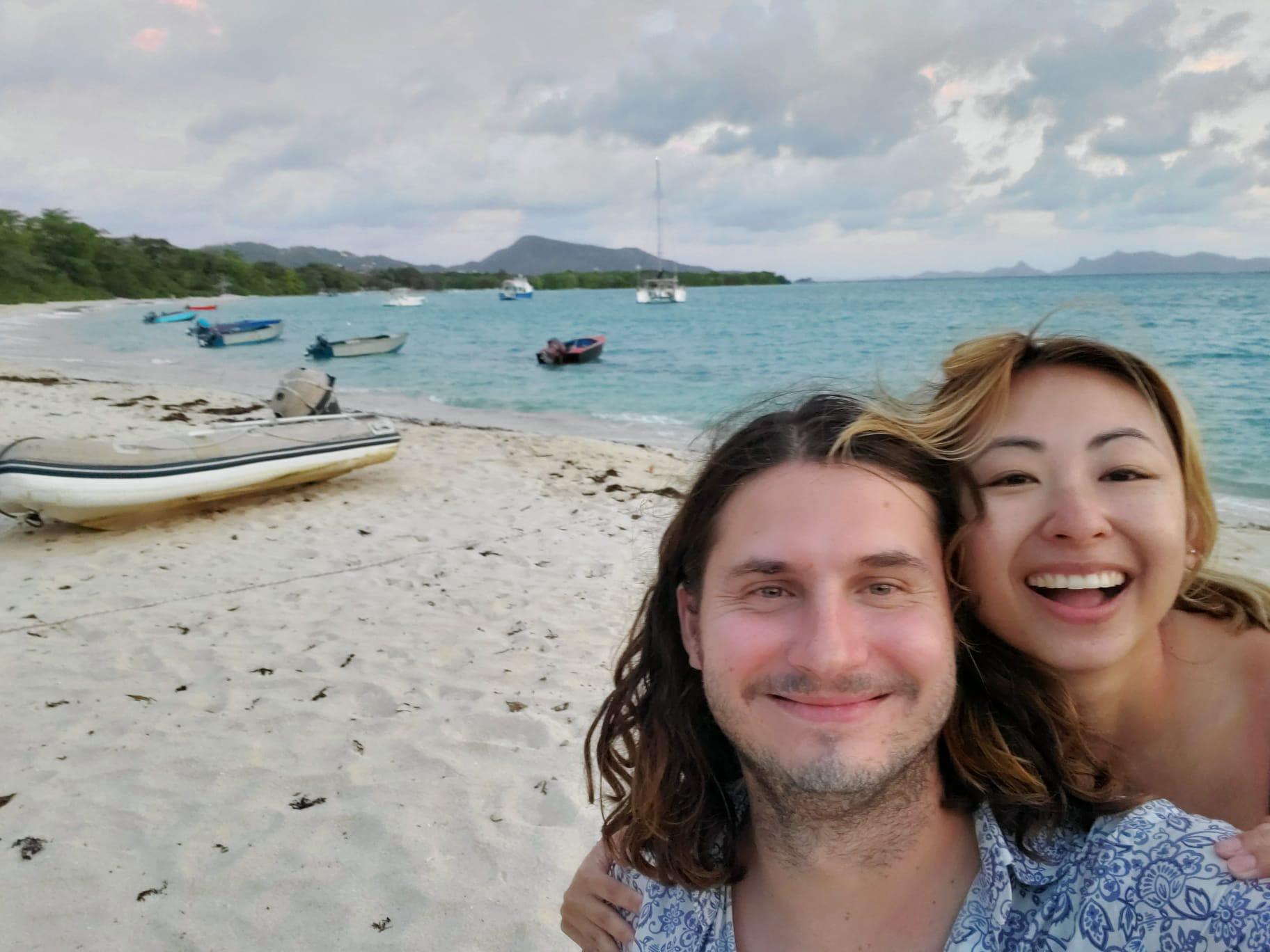 Paradise Beach in Grenada for Kevin’s birthday | March 2022