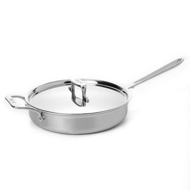 All Clad d5 Stainless Brushed 3 Quart Sauté Pan with Lid