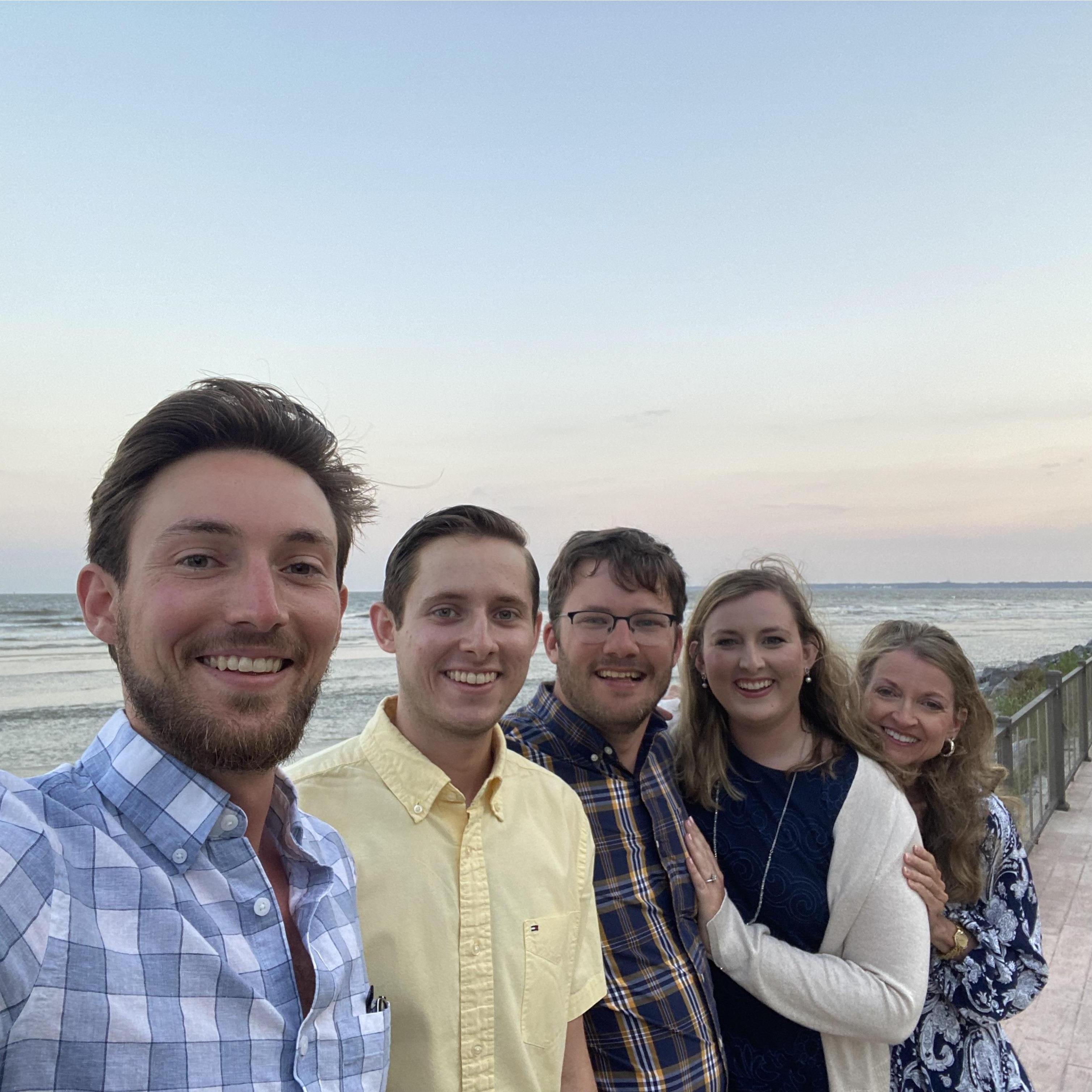 St. Simon's with Lauren's Family