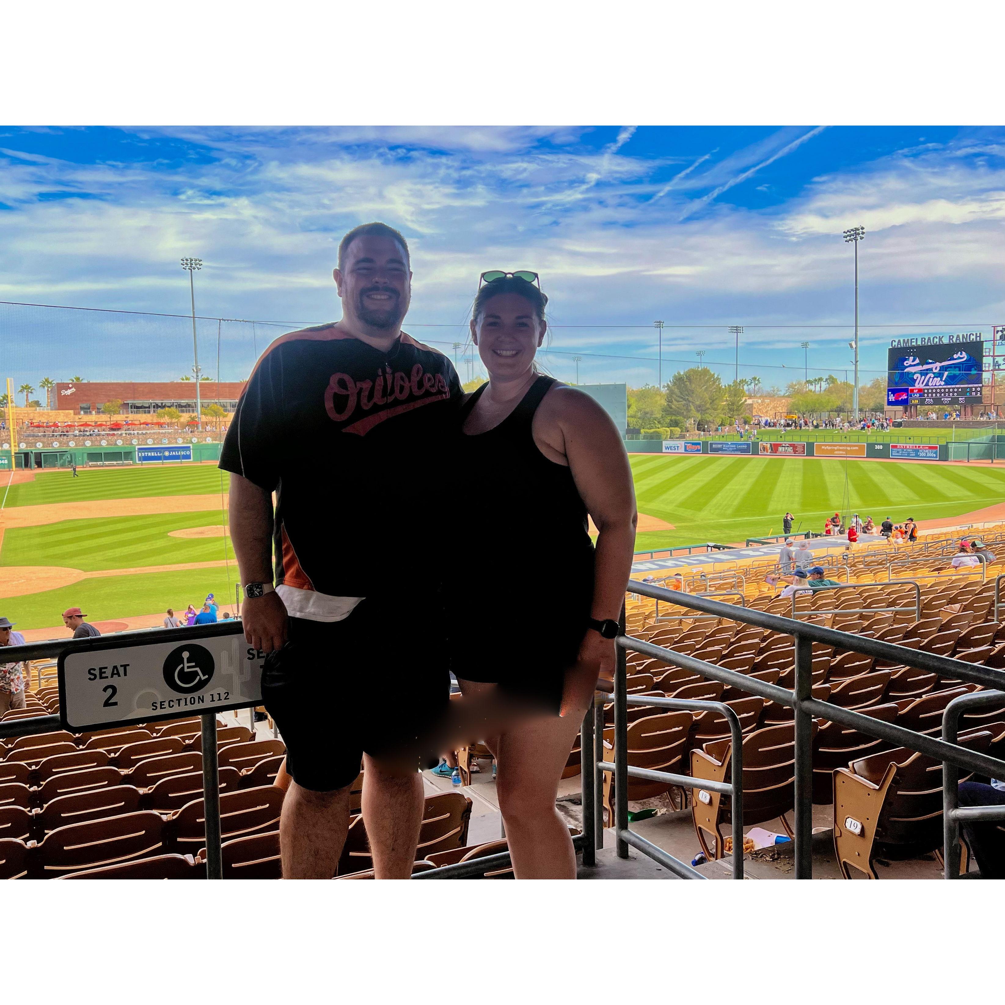 Spring Training in AZ. March 2024.