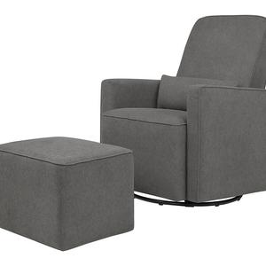 DaVinci Olive Glider and Ottoman, Dark Grey