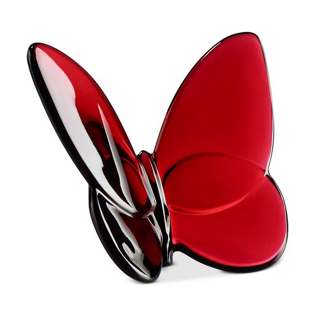 Baccarat 2.5" Lucky Crystal Butterfly in Red