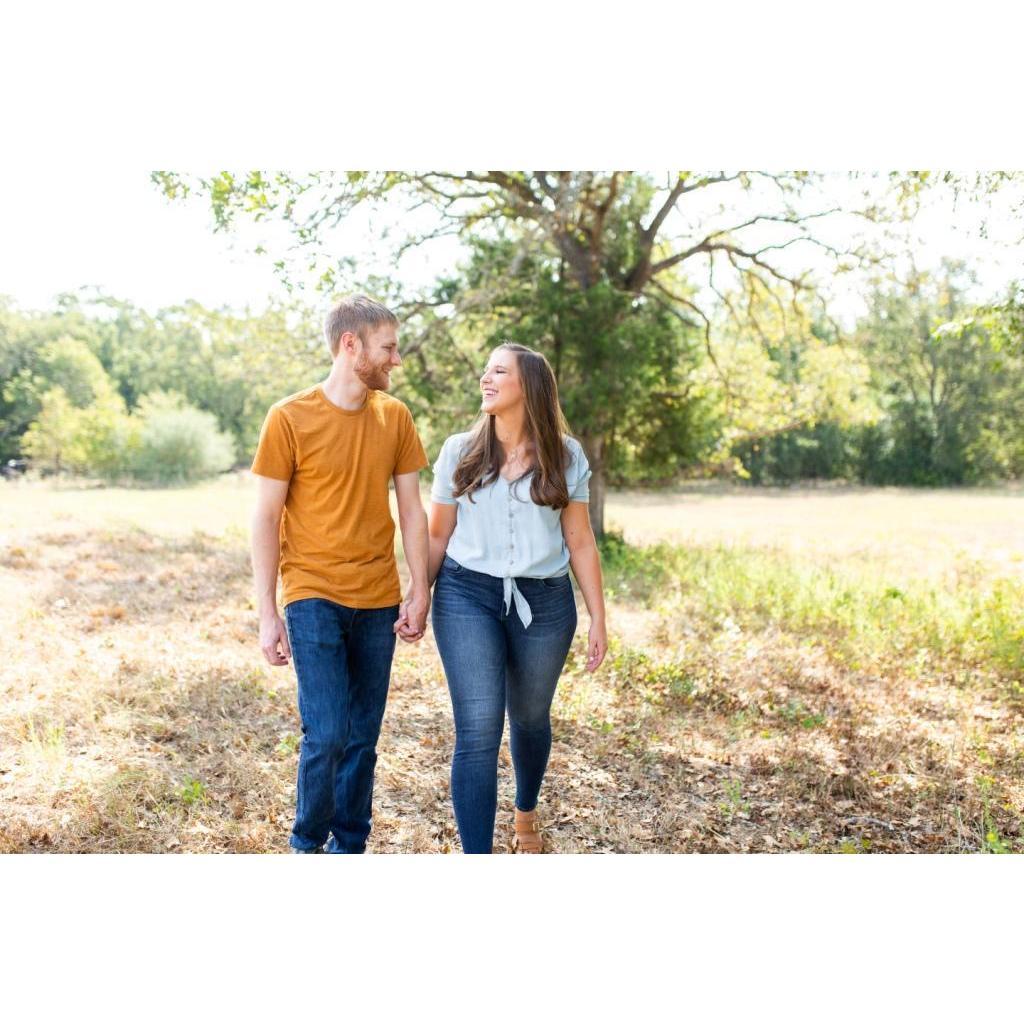 Engagement photos at Mel Mel's house-- October 2019