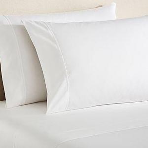 PB Essential 300-Thread-Count Sheet Set, Full, White