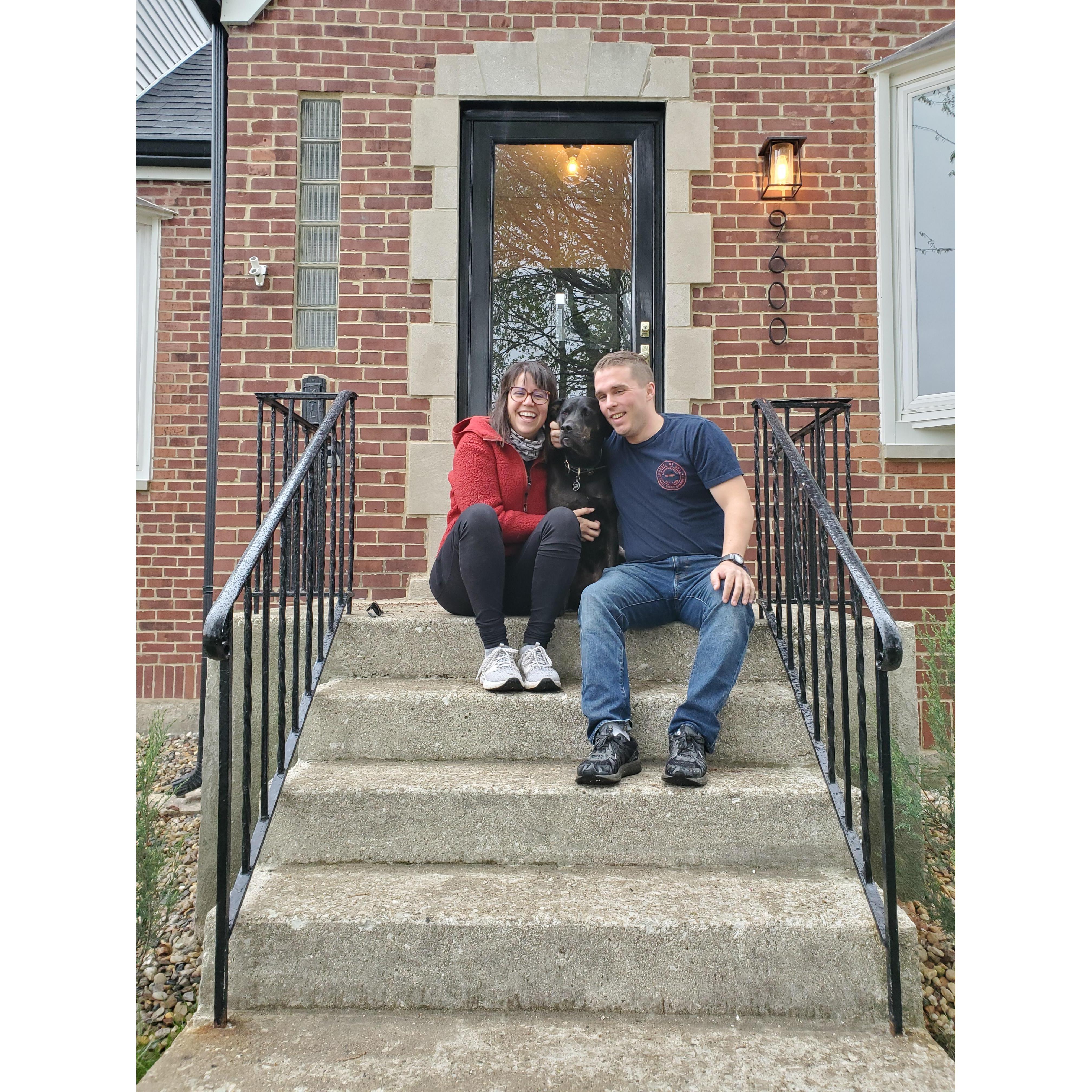 The morning we said goodbye to our first home in Chicago.