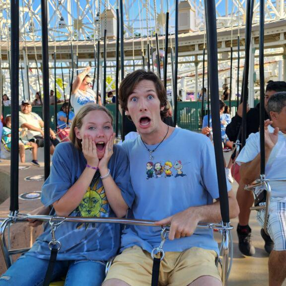 -First time at Disneyland together!-