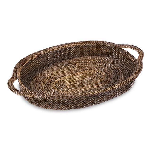 Nito Oval Serving Tray with Handles