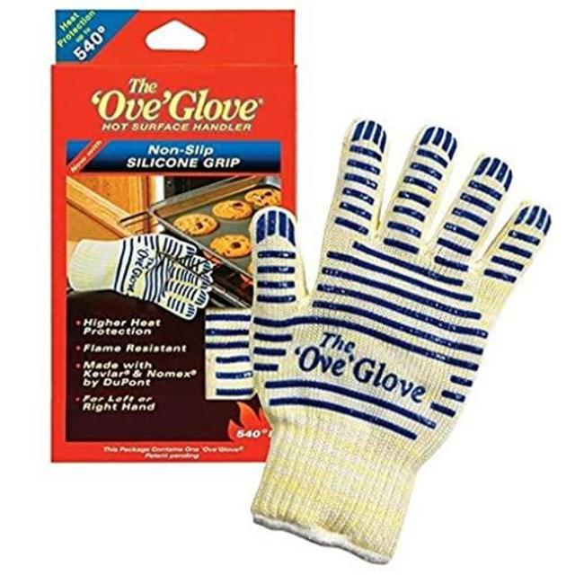 Ove’ Glove, Heat Resistant, Hot Surface Handler Oven Mitt/Grilling Glove, Perfect For Kitchen/Grilling, 540 Degree Resistance, As Seen On TV Household Gift