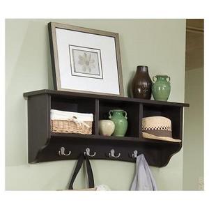 Shaker Cottage Coat Hooks with Storage - Alaterre