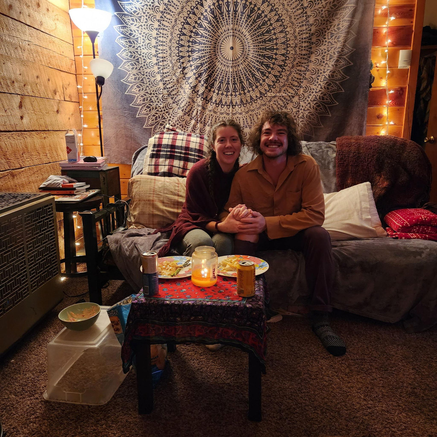 Our first Thanksgiving together living in Almont, Colorado