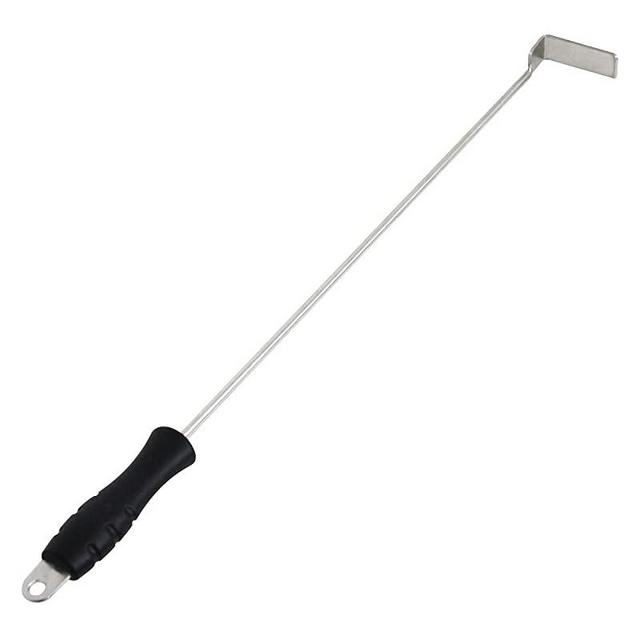 VANKEY 18 Inch BBQ Ash Tool for Kamado Joe Charcoal Smoker Big Green Egg Wood Burning Stove Ash Rake Grilling Poker Accessories Charcoal Garden Tools Grill Cleaning Tools