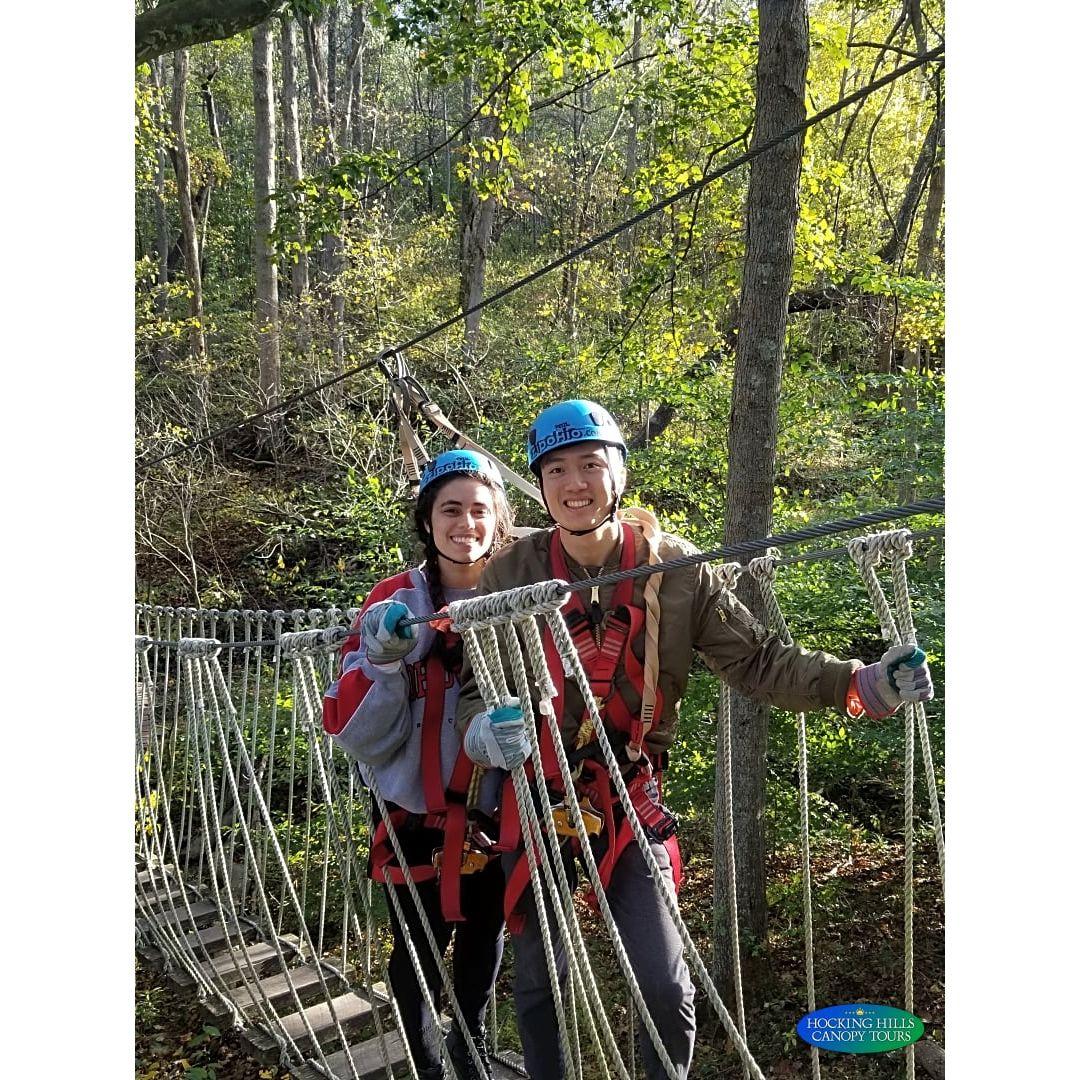 Ziplining for Nina's birthday!