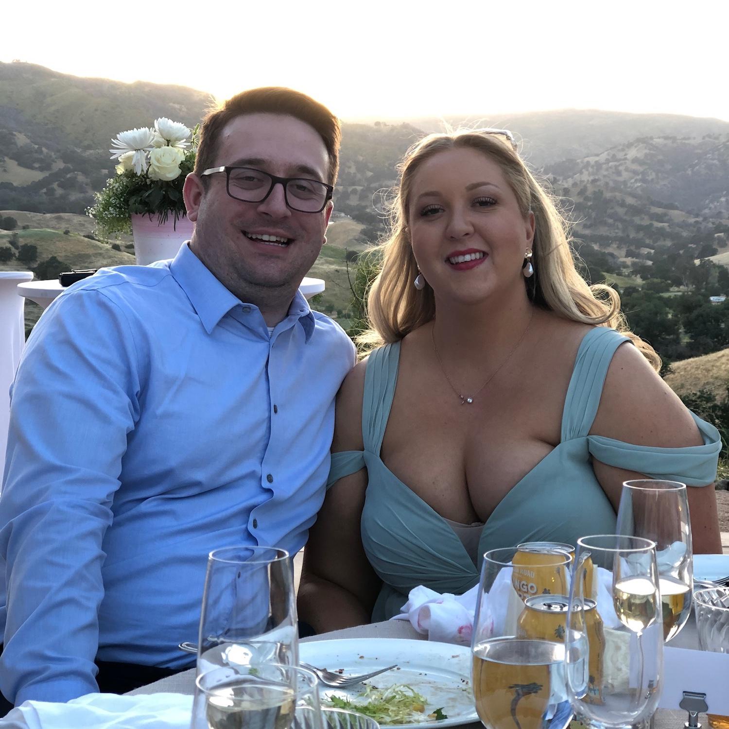 Brad & Amber Dawn at Sonja & Michael Montanus' wedding, 2024