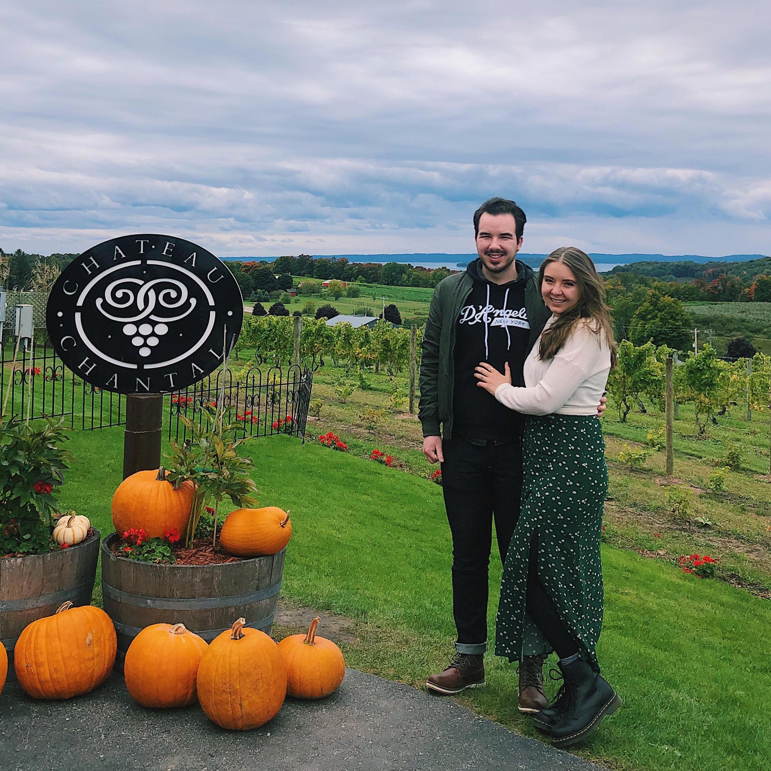 From our pre-versary trip. We celebrated a year to date before our wedding in Traverse City